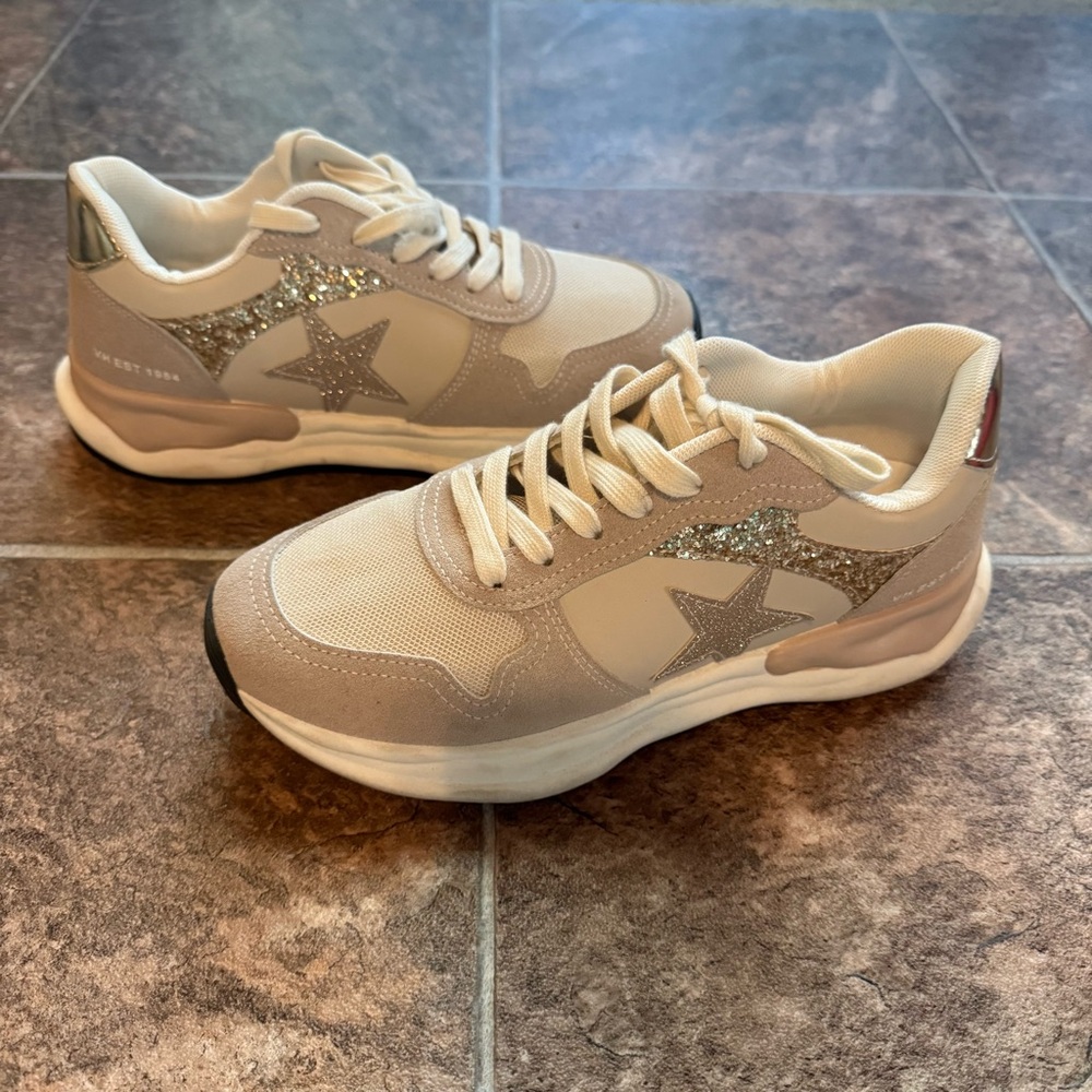 Vintage Havana low top, glitter, star sneakers